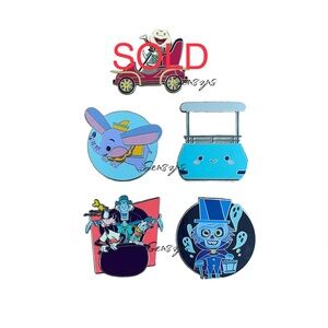 Joey Chou Disney Pins - Lot of 4 Dumbo, Hatbox Ghost, Hitch Hiking Ghosts, Mover